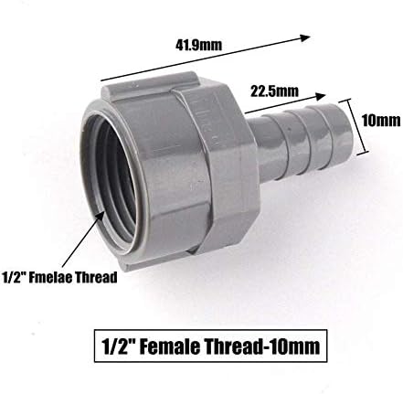 Acessórios e acessórios de tubo Zhjbd 5pcs PVC 1/2 3/4 Frea para 8 ~ 16 mm de juntas de pagodes Acessórios para irrigação