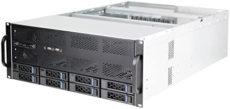 G465-08 Armazenamento de pano 4U servidor de plugue quente de 6 GB/SAS Backplane GPU Chassis Chassi refrigerado a ar