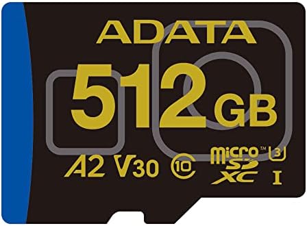 GOPRO OFICIAL ADTAG-512G ADATA MICRO SD CARD, MAX MICROSD, 512 GB