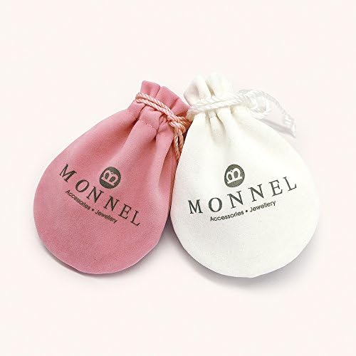 Monnel P525 Vários Love Hearts Charms de vinho marcadores de vidro Tags para decorações de festa com bolsa de veludo- Conjunto de 4