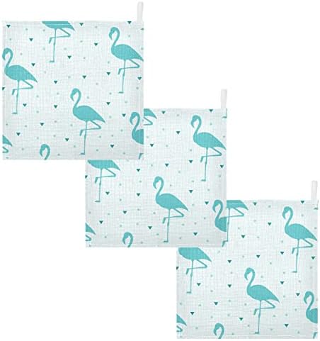 vvfelixl pano de lavar bebês algodão azul tropical flamingo bebê panos de panos de pavilhões macios para bebês para recém