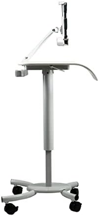 Rolling Medical Workstation - CTA Hight Ajuste Mobile Secure Workstation Cart para iPad 10th Gen 10.9 - iPad 7/8/9 Gen