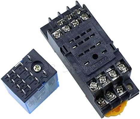 Modband 10pcs my4nj 14pin 4dpdt Relé eletromagnético eletromagnético Mini Mini Mini Mini Bobina com PYF14A Base DC12V DC24V AC110V