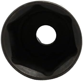 X-Dree 1/2 polegada de tração quadrada 32mm 6 pontos Adaptador de impacto de comprimento de 63 mm de comprimento preto (unidad cuadrada de 1/2 pulgada 32 mm adaptador de impacto de longitud hexagonal de 6 puntos, 63 mm, negro