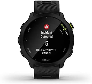 Garmin Forerunner 55, GPS Running Watch com exercícios diários sugeridos, até 2 semanas de duração da bateria, preto