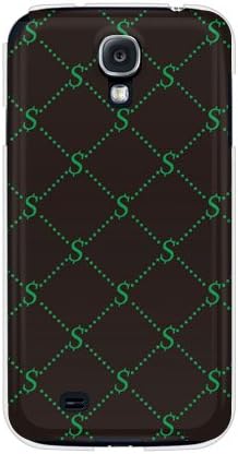 Second Skin S Monogram Black X Green Design por ROTM/para Galaxy S4 SC-04E/DOCOMO DSCC4E-PCCL-202-Y348