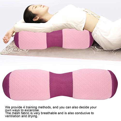 Almofado de cintura de ioga, bloqueio de ioga Fitness travesseiro travesseiro lombar travesseiro Pillow lombar lateral maca traseira