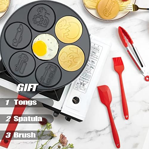 Moldes de panqueca de dinossauros para crianças, Dino Egg Pan Mini Waffle Morda de Morda