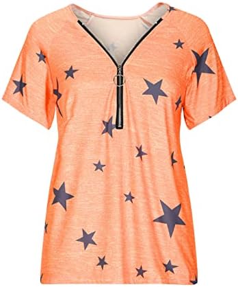 Camisa superior para meninas adolescentes de verão de etono de manga curta 2023 Moda de algodão V Neck Blouse de lounge gráfica 1g