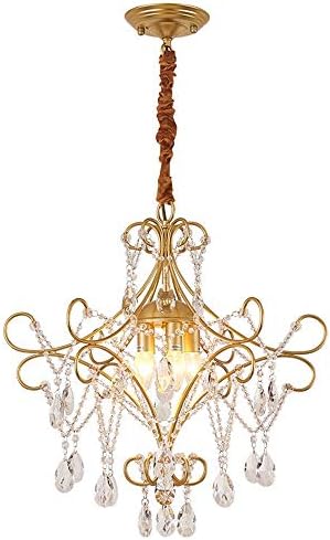 Luzes de teto Raxinbang Country French Crystal Crystal Chandelier Small Restaurant Stafra Stairs