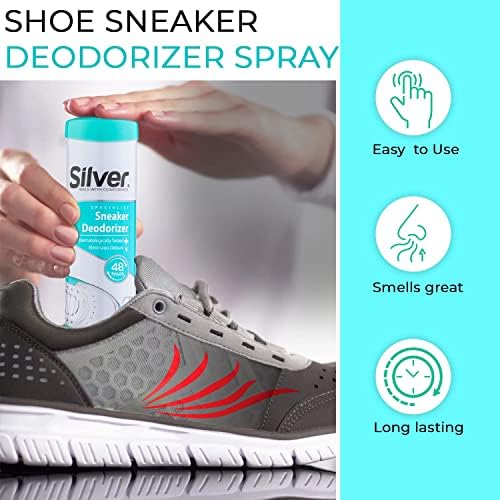 Shoe Sneaker Desodorizer Spray - Fresco e neutraliza odor de tênis, sapatos, botas, sacos de ginástica e mais - 100ml