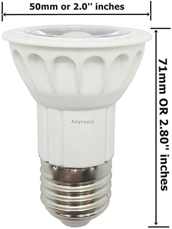 Lâmpada de 5W de qualquerray 1 liderada por 1 lâmpada de reposição universal para capuzes 75 watts padrão 75W E27