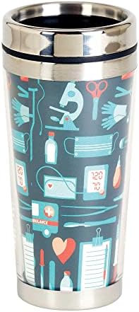 Dicksons Medical Serenity Oração Teal 16 onças de aço inoxidável Tumbler