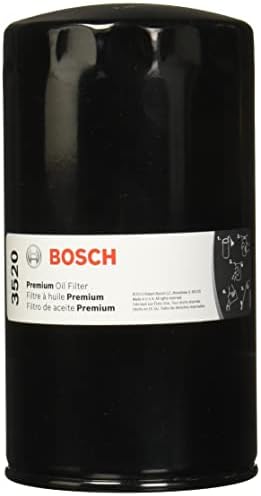 Filtro de óleo premium de Bosch 3520 com tecnologia de filtração Filtech - compatível com seleto Dodge D250, D350, RAM 2500,