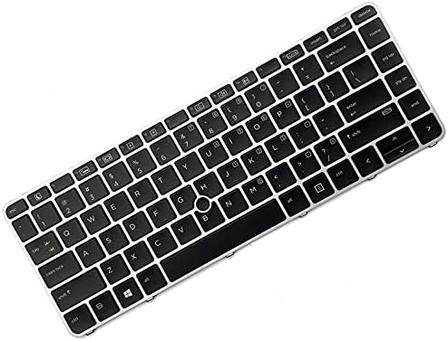 BestParts Us Layout Laptop Teclado do teclado Laroinho de retroiluminação para o HP Elitebook 840 G3 840 G4 745 G3