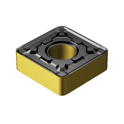 SANDVIK COROMANT SNMG 854-PR 4335 T-MAX P Inserção para girar, carboneto, quadrado, corte neutro, 4335 grau, Ti+al2O3+TIN,