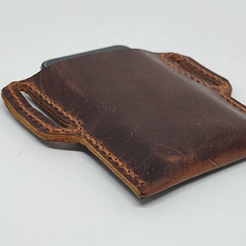 Caixa de coldre de couro holsterical para LG K30, capa de telefone de couro genuíno artesanal, estojo de bolsa de
