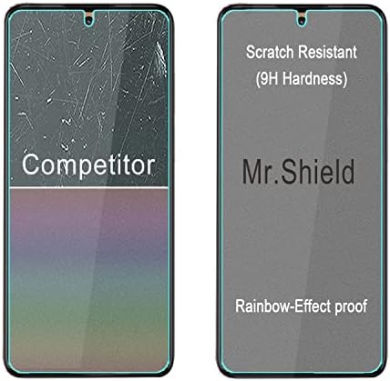 Mr.Shield [3-Pack] projetado para Motorola Moto G32 [vidro temperado] [Japão de vidro com dureza 9H] Protetor de tela com substituição ao longo da vida