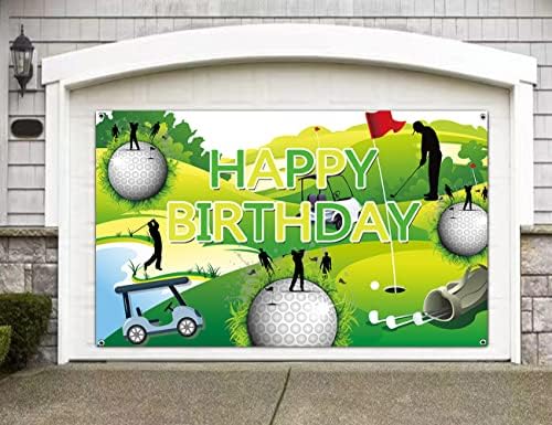 6 x 3,6 pés de golfe feliz aniversário decoração cenário grande esportes de golfe de golfe Banner Sports Sports Sports temáticos