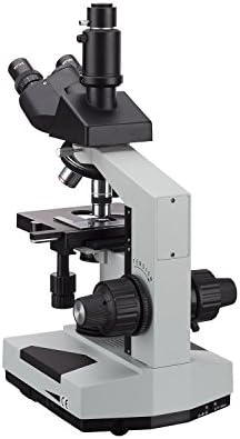AMSCOPE 40X-2000X LAB LAB VET TRINOCULAR MICROSCOPE + Câmera de gravação HD