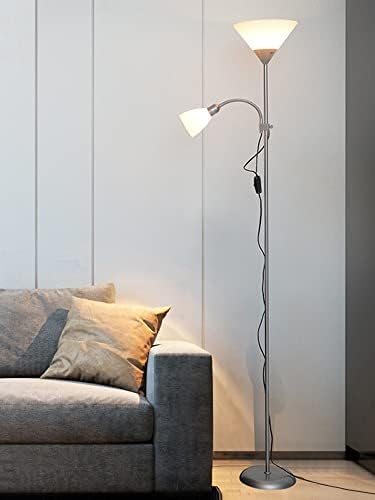 Slnfxc farol duplo lendo a sala de estar vertical lâmpada luminária de lâmpada de lâmpada de controle remoto lâmpada nórdica