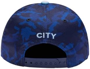 Fan Ink Manchester City '1st' Snapback Trucker Style Soccer Hat/Cap Blue Navy Blue