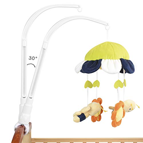 Hleeduo DIY 23 polegadas Baby Berço móvel, braço móvel para berço, armário braço móvel ， cabide móvel bebê, a parte da