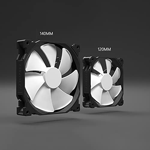 Ventilador de resfriador de Yiaan CPU 120/140 mm de estojo com ventilador otimizado com pressão PWM, padriadores de