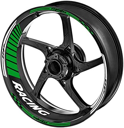 Ketabao gp04 adesivos de roda de rim 17 polegadas adesivos sólidos compatíveis com zx10rr ninja 17-19 2018 2019 verde
