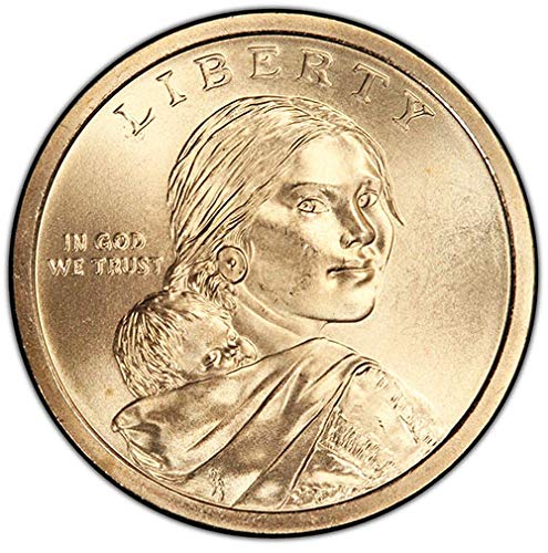 2010 D POS. B Cetim acabamento Sacagawea Americana Americana Grande Lei da Paz Dollar Choice Uncirculated Us Mint