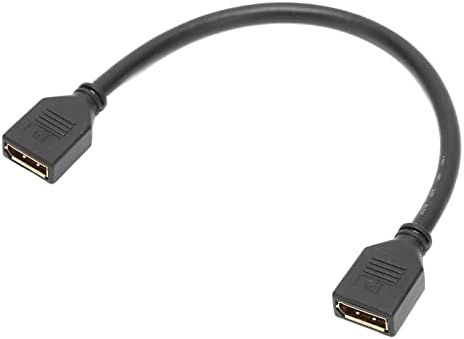 Cabo Sanpyl DisplayPort, 4k x 2k fêmea a fêmea de extensão feminino DisplayPort Gold Plated 2 Ports Adaptador de extensão DP
