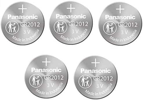Panasonic CR2012 3 Volt / 3V Bateria de moeda de lítio 1pack x 5pcs