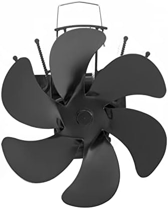 Uongfi lareira ventilador de fogão alimentado por calor Cramp tipo 6 lâminas 50-350 ° C operação eficiente do ventilador