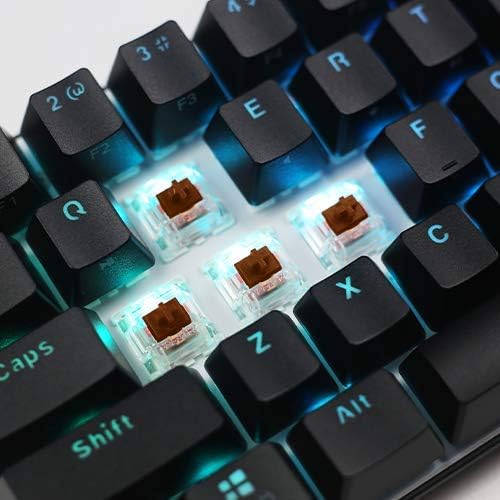 Whirlwind FX Atom 60% Teclado de jogo: Iluminação interativa e personalizável - Experiência imersiva e reativa RGB