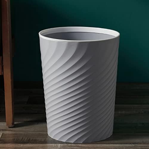Lixo de lixo Luxshiny lixo de quarto lixo lixo de plástico pode desperdiçar cesto em estilo nórdico cozinha lixo lixo lixo lixo bin flor bucket bucket para latas de lixo de carro cinza do escritório em casa
