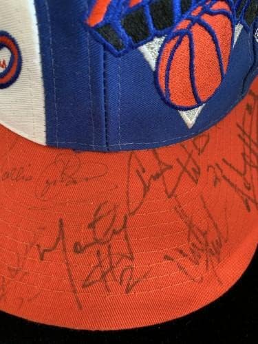 New York Knicks Multi -Signed Hat 7 Sigs com Starks H. Williams Ward Ramsey ++ - Chapéus NBA autografados