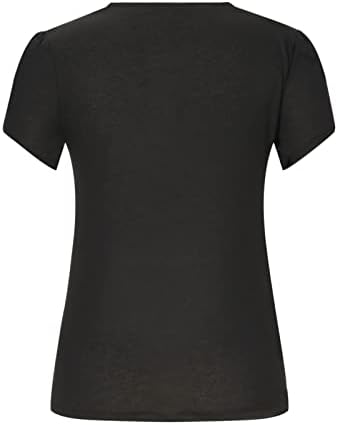 Mulher V Camiseta pesco