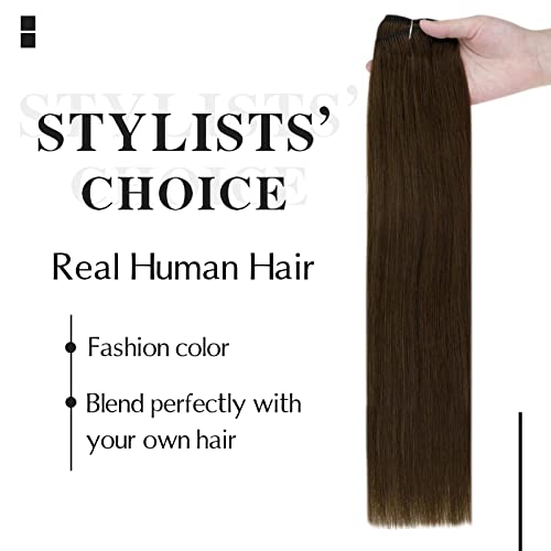 【Salve mais】 Easyouth One Pack Wire Extensions Hair e um clipe de pacote em extensões de cabelo humano 4 14 polegadas
