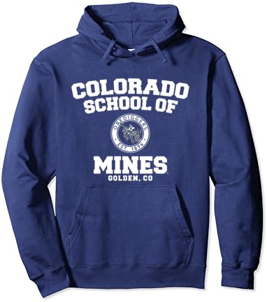 Escola de Minas do Colorado Orediggers Circle Logo Pullover Hoodie