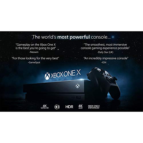 Microsoft Xbox One x 1 TB Console Bundle preto Xbox Live Live 3 meses Associação de ouro e Deco Gear Xbox 3 em 1 Ventilador