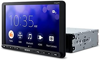 Sony XAV-AX8100 Receptor multi-mídia flutuante de 9 polegadas com entrada de vídeo Apple CarPlay/Android Auto e HDMI