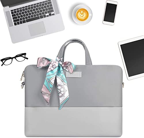 Bolsa de laptop para mulheres 15,6 polegadas 16 Tote compatível com Apple Macboobpro HP Trabalho carregando caixa de manga de mensageiro de ombro
