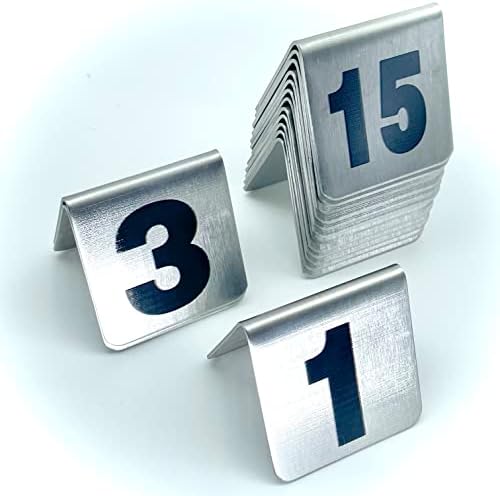 Metal Plac Cards empilháveis ​​no estilo de tenda números, coloque os titulares de cartões para os restaurantes de festas de casamento