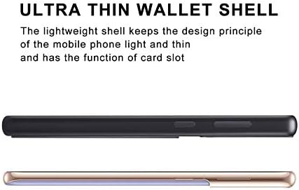 Kowauri para o caso Samsung Galaxy S23, caixa de carteira de couro PU com porta -caça -slot de cartão de crédito Caso