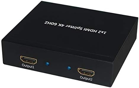 Valor HDMI Splitter Vídeo de 2 vias em 3D Ultra HD 2160P 4 K2 K • • Full HD 1080p | Preto | Resolução