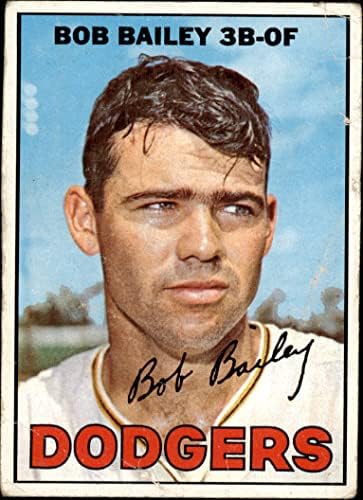 1967 Topps # 32 Bob Bailey Los Angeles Dodgers Good Dodgers