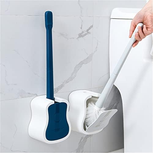 Pincel de escova de vaso sanitário higiênico, formato de guitarra criativa suspensa escova de vaso sanitário de escova de vaso sanitário