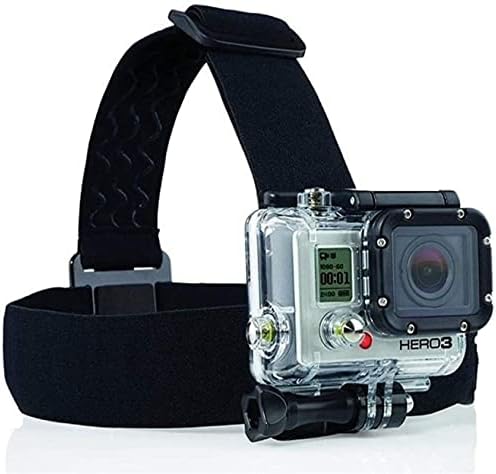 Navitech 8 em 1 Ação Câmera de acesso Kit Combo com estojo vermelho - compatível com a câmera de ação Hahoco
