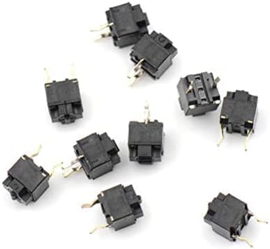 Nnhai 10pcs/lote original mouse quadrado botão micro switch EVQP0E07K Micro -switch Black Pontos pretos