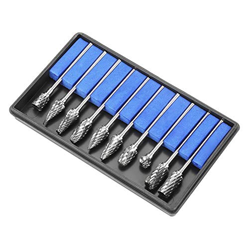 YWBL-WH 10pcs 2,35 mm de haste e tungstênio tungstênio de tamanho de aço de 1/4